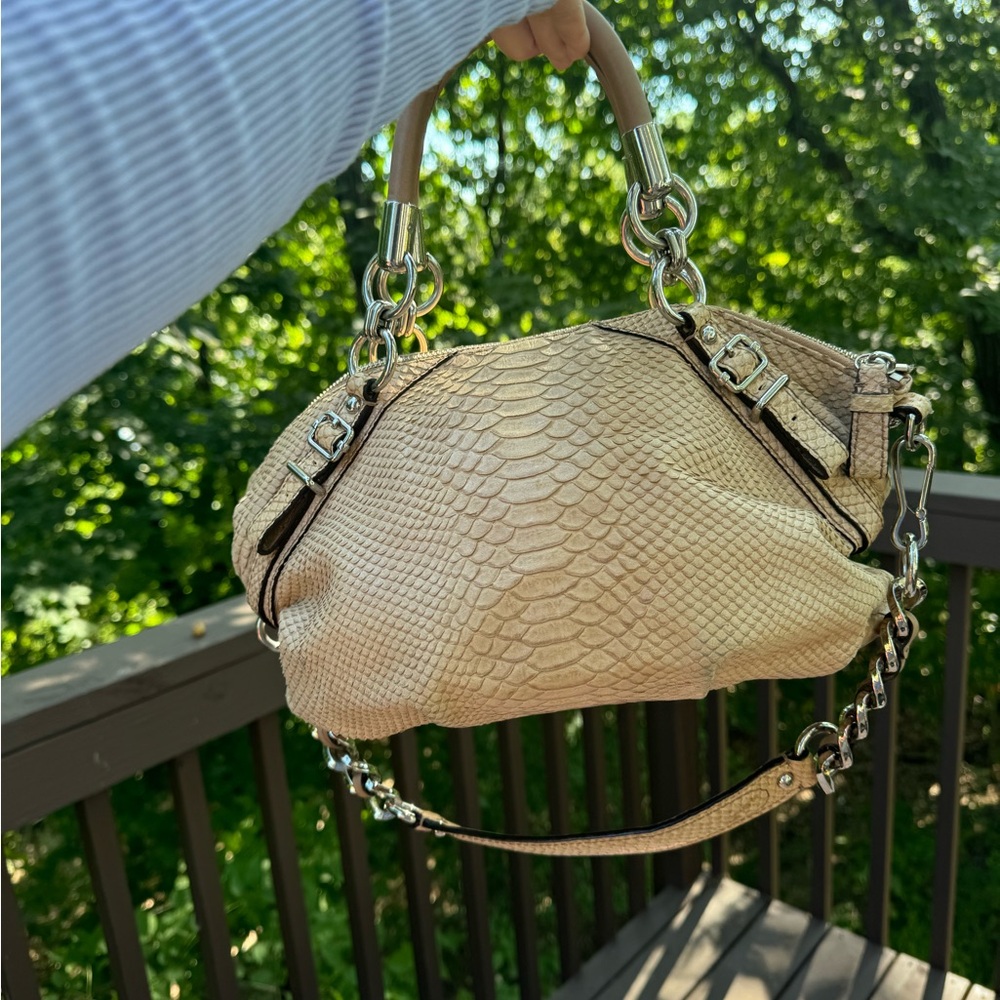 Coach Madison Sophia Python Leather Tan - image 3